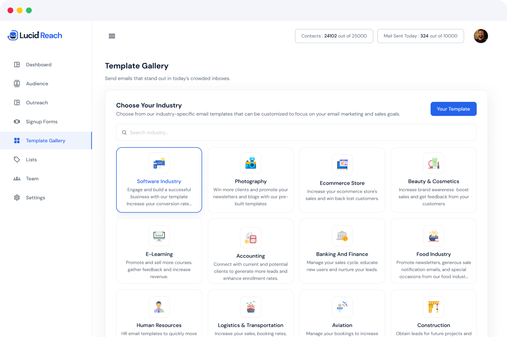 Industry-Specific Email Marketing Solution